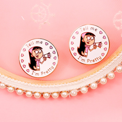 胸针卡通角色可爱反斗家族特里克西·唐(Trixie Tang)书包徽章