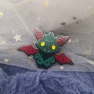 巴兹夸奇Batsquatch华盛顿州斯卡梅尼亚县圣海伦火山神秘动物徽章