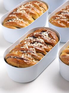 小澡盆椭圆巴斯克卢卡斯轻乳酪芝士蛋糕模 日式迷你爆头吐司模1个