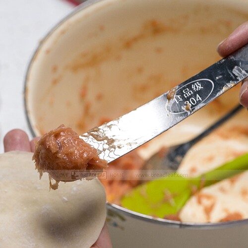 鱼纹馅挑棒馄饨馅饺子包子馅铲