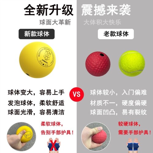 拳击反应球健身球头戴式儿童拳击球老年人室内回弹健身球速度球