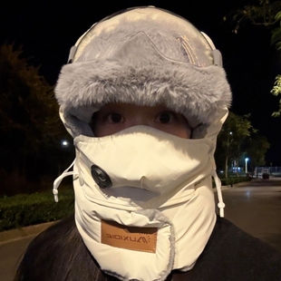 【保暖神器】骑行帽子女冬季加绒加厚挡风保暖防寒面罩防雨雷锋帽