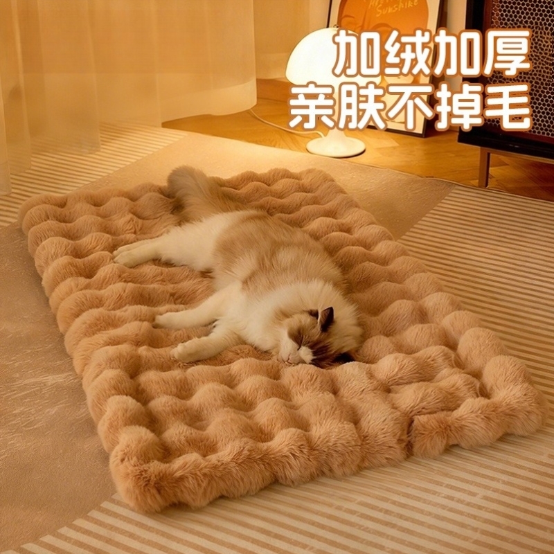 猫垫子狗垫子冬季宠物保暖狗狗睡垫加厚防寒猫咪睡窝毛毯地垫毯子
