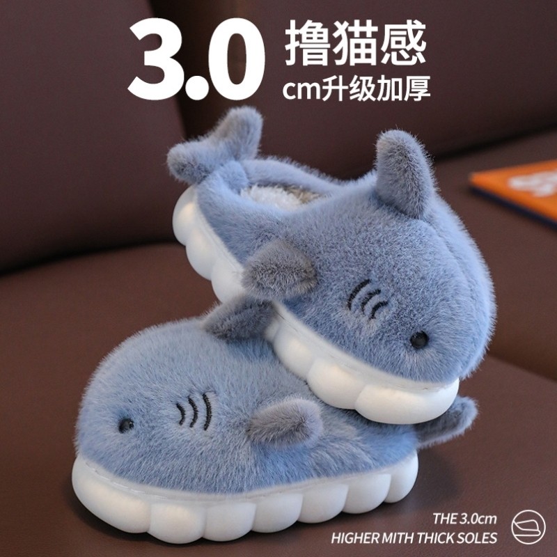 儿童棉拖鞋2025新款女童兔子冬季家居厚底室内保暖小女孩卡通拖鞋