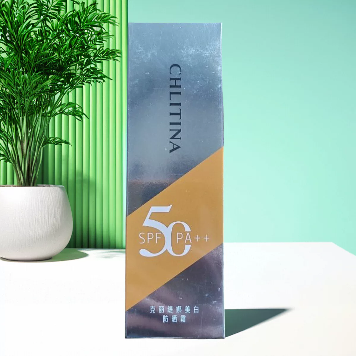 克丽缇娜防晒霜新品50g修润