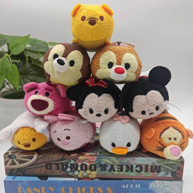 tsumtsum公仔花束松叠叠乐维尼熊米奇米妮屏幕擦可爱趴趴玩具