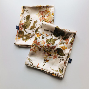 20姆忆秋花卉印花双面真丝枕套100桑蚕丝 美 单只 温柔 HANLU