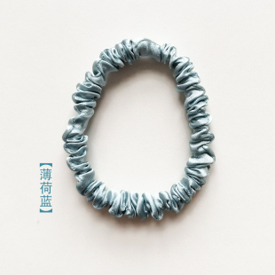 耐用头发桑蚕丝发圈 32姆重磅真丝发圈细绳款 HANLU