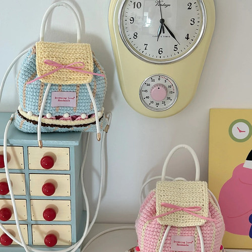 客厅挂钟熊大力北欧马卡龙