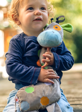 德国进口fashy长颈鹿儿童暖包卡通暖手宝63029油菜籽芯微波炉加热