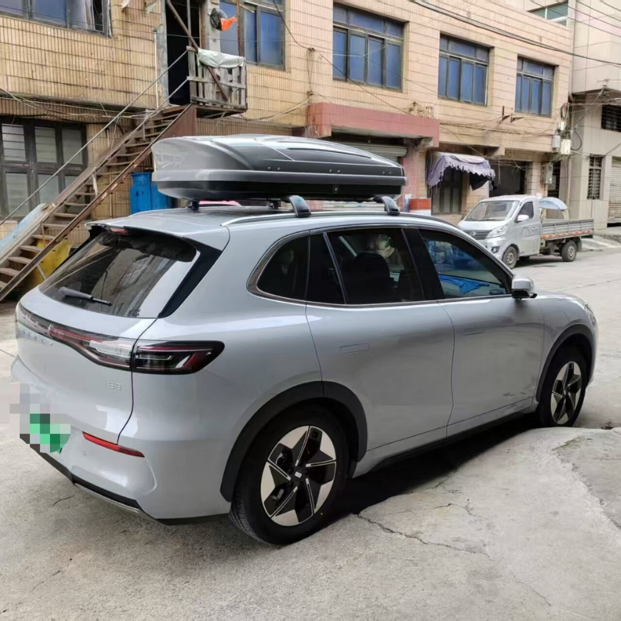 适用吉利银河E5车顶行李箱架银河L7 L6 E8车载旅行箱改装行李架
