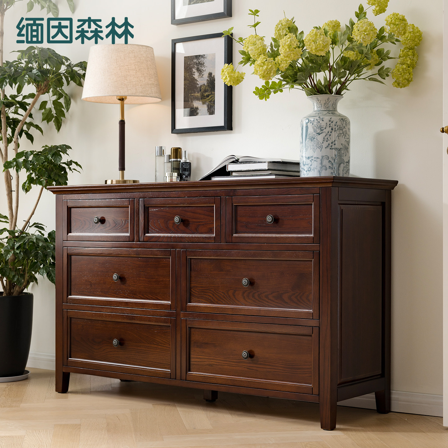 缅因丨美式经典七斗柜图片