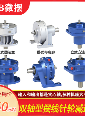 厂家热销WB100双出轴WB65W85L1S120X150微型摆线针轮减速机变速机