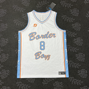 冰冷 心高中生联赛球衣定制训练背心球迷比赛服 窄肩短款 EYBL美式