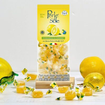 PerlediSole意大利进口柠檬糖200g珍珠形果味糖零食酸爽解馋糖果