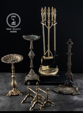 时光美器欧美黄铜摆件
