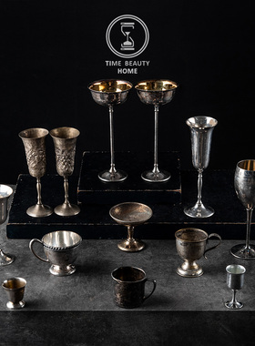 时光美器美式镀银杯子