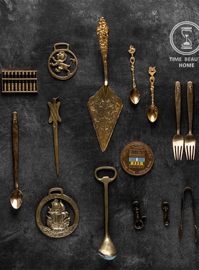 时光美器黄铜美式摆件