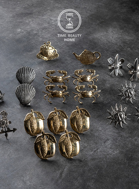 时光美器欧美铜餐巾环