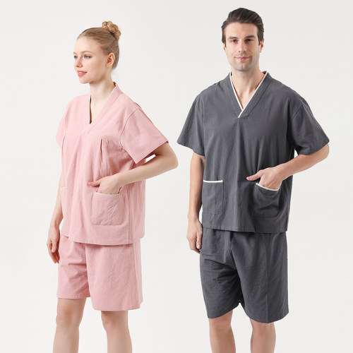 裹然美纯棉汗蒸服水洗棉艾灸服