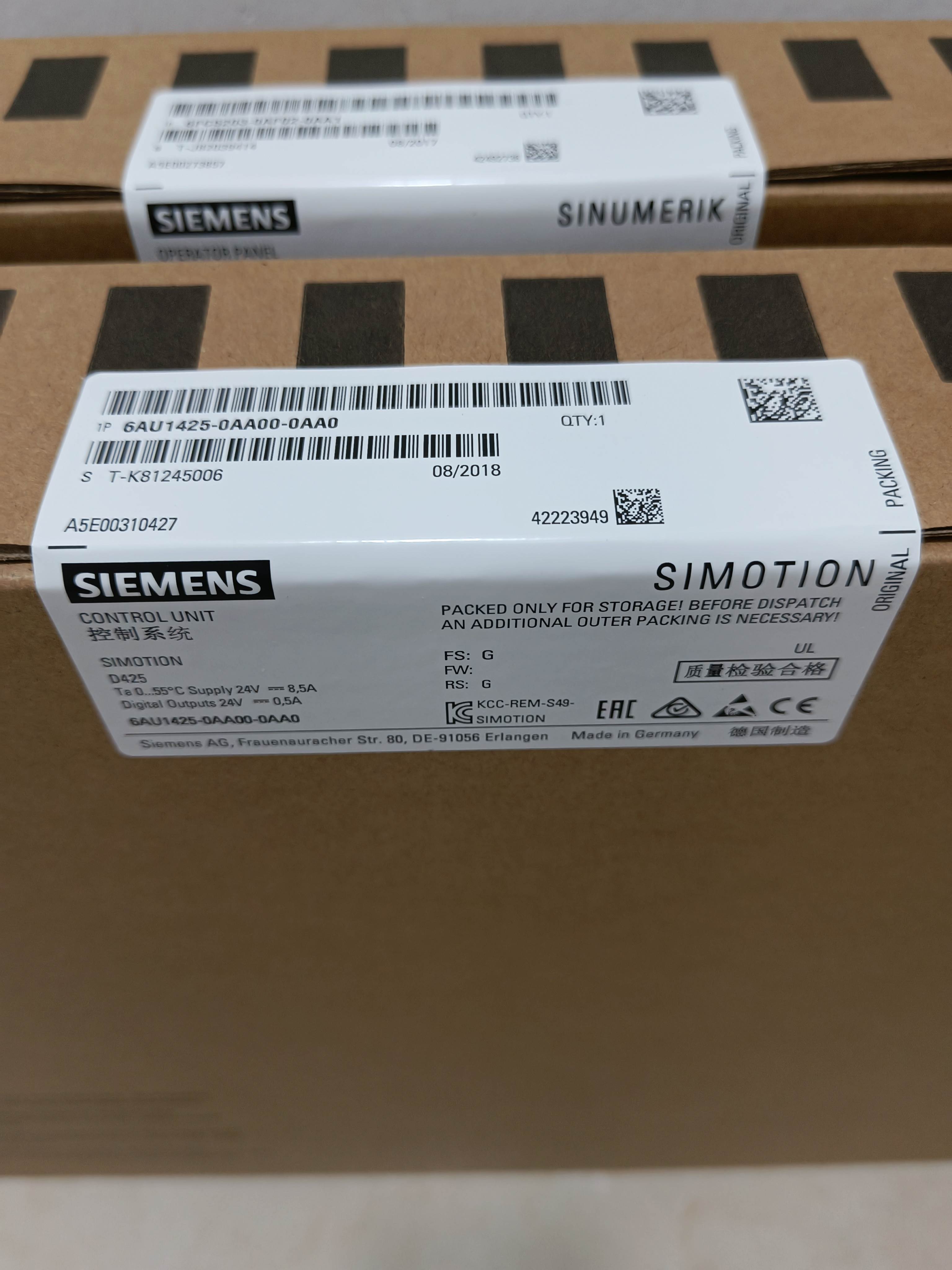 全新原装未拆封正品西门子d435伺服控制器6au1435-0aa00-0aa1询