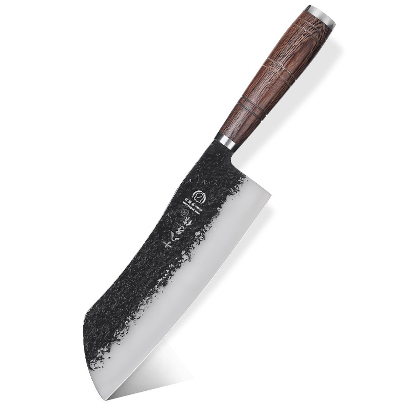 十八子作阳江古法真锻打刀锋利切菜切肉黑刀墨昀小切刀 SL2302-B1