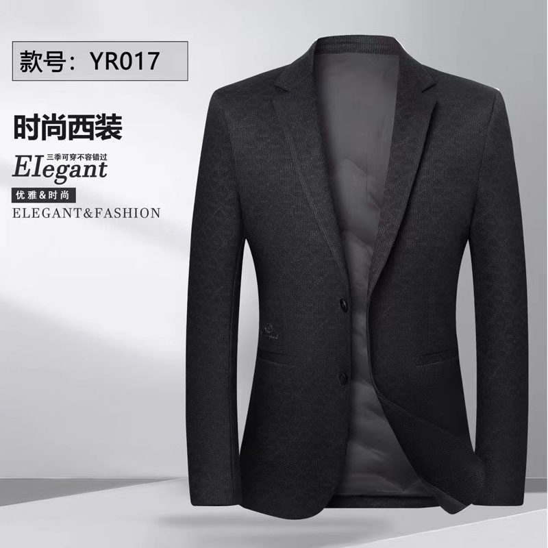 2025冬季新款优卡库男士青年时尚羽绒西服便服单西货号5481017