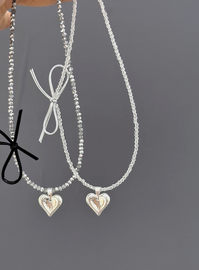 韩版东大门百搭闪闪新款锁骨颈链