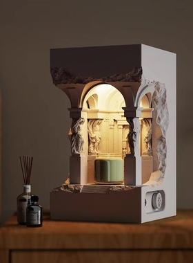 融化亚特兰蒂斯摆件送礼夜灯蜡烛