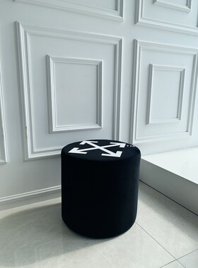 offwhite潮流家居系列印花凳子沙发凳换鞋化妆凳潮玩网红软装饰品