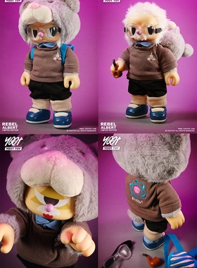 YOOT TOY叛逆小丑暴力熊潮玩关节毛绒公仔手办玩具摆件卡通可爱