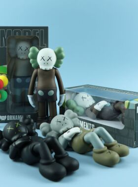 网红手办考斯 X考斯芝麻街个性模型公仔汽车摆件装饰娃娃机礼物