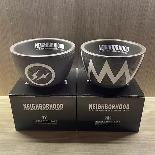 NeighborhoodNBHD日式潮流块根花盆植物盆龙舌兰布纹球黑王丸花器