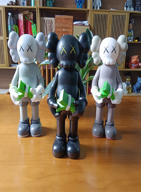 mand kaws 数钱公仔限量手办模型玩偶摆件玩具潮流潮牌