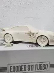 D Crystal 930 Porsche Pyrite Eroded Car Model Decor Trendy