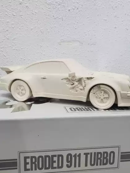 D Crystal 930 Porsche Pyrite Eroded Car Model Decor Trendy