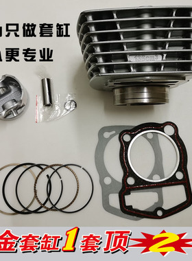 适用豪爵骊爽DA125S宝逸125 HJ125-20-19-11A中缸套缸缸筒活塞环