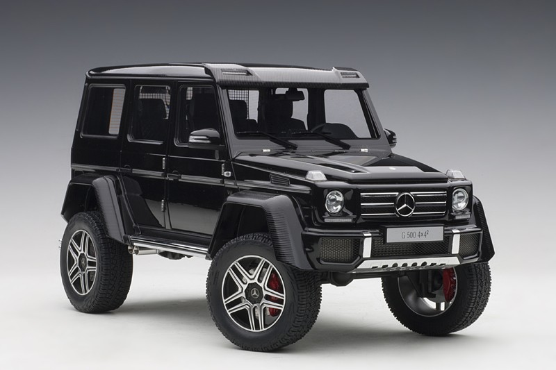 猛兽autoart奥拓1:18 奔驰大g奔驰g500   仿真suv越野车汽车模型