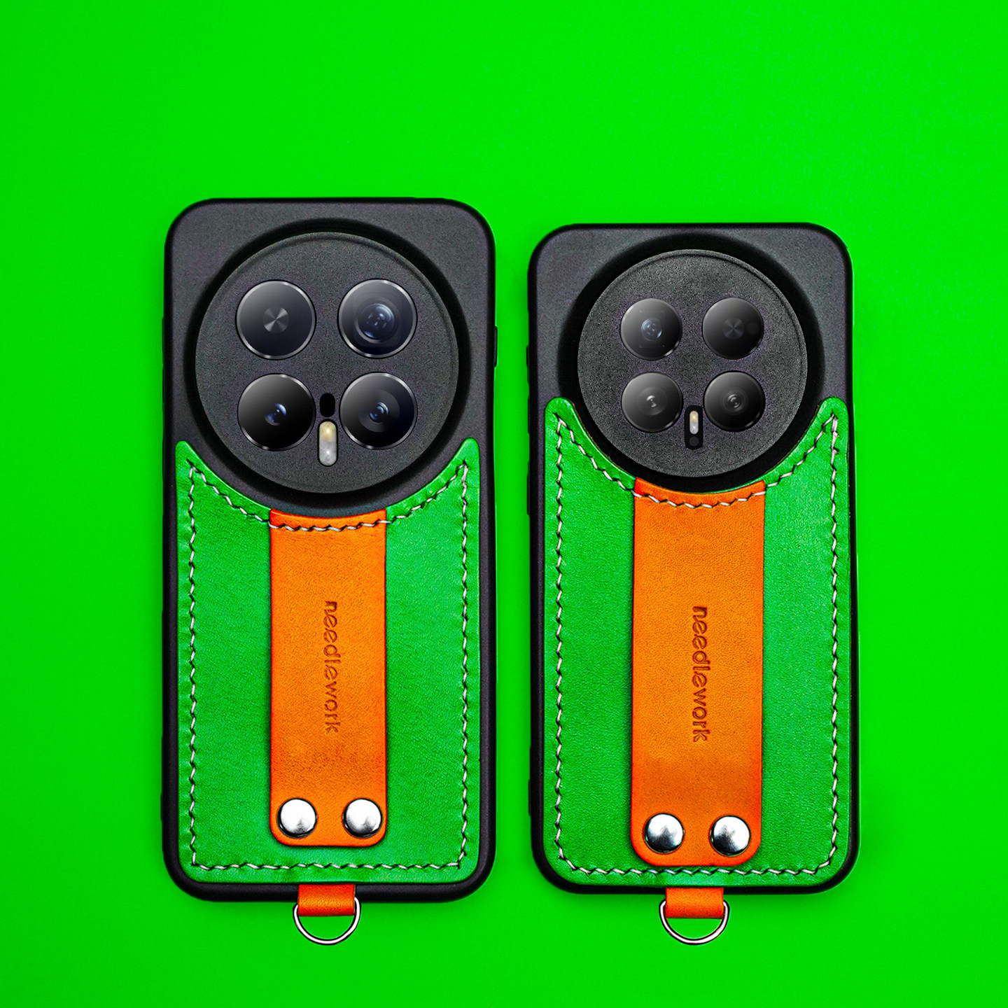 两针一线适用荣耀Magic8手机壳新款高级感纯手工真皮荣耀Magic8Pro带支架挂绳斜挎可背镜头全包保护外套防摔