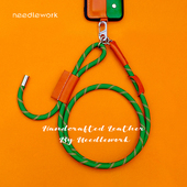 两针一线手机绳真皮手机壳斜挎可调节单肩可背挂绳全机型通用