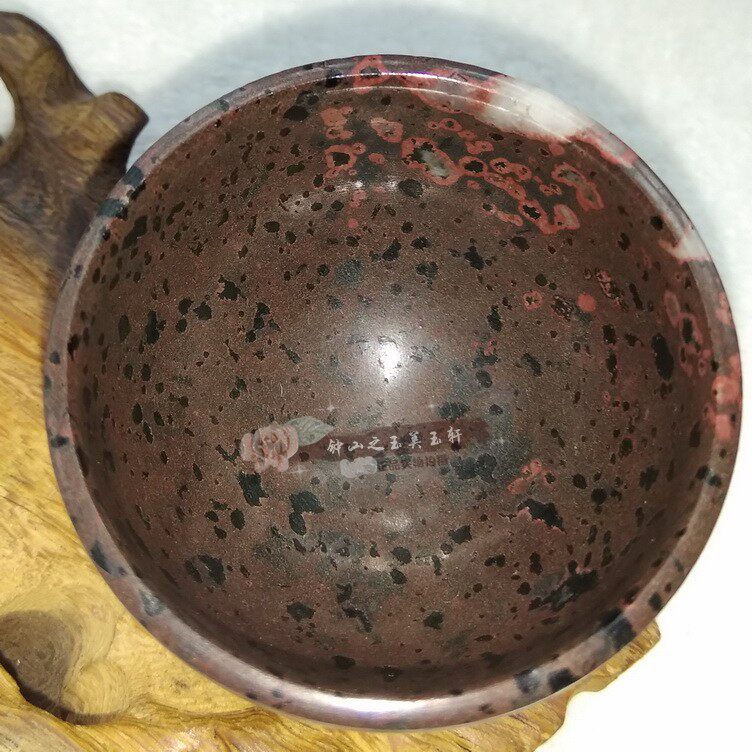 精品玉器梅花玉玉石酒杯子玉碗功夫茶杯茶碗茶具酒具正品单杯手工