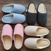 日单软底棉拖鞋 春秋女全棉毛巾静音包头可机洗室内地板便携拖团购