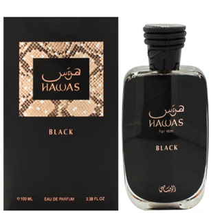 美国购 Rasasi 拉莎斯 Hawas Black 中性香水 黑色版