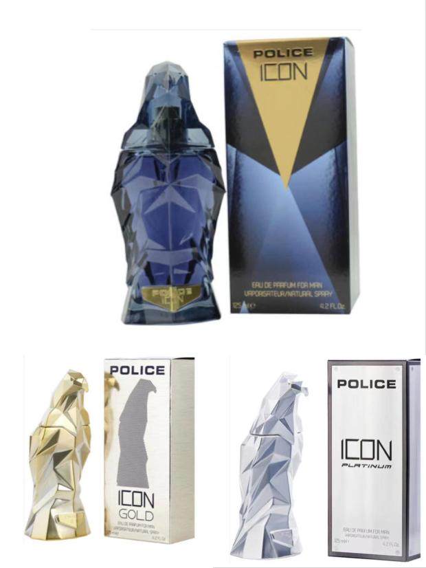 美国购 police 警察 图标男士香水 icon gold  platinum