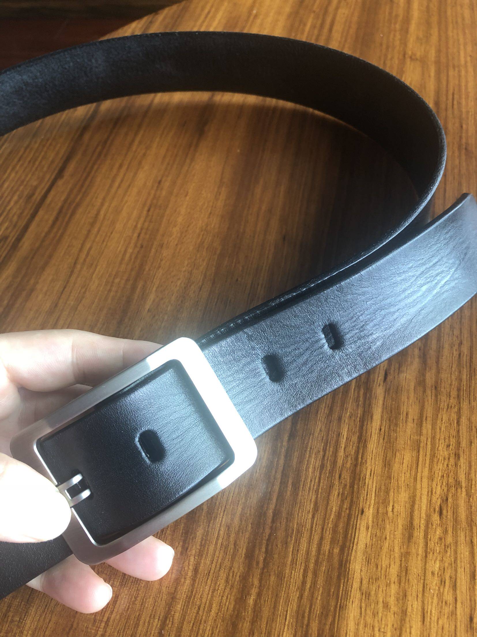 亏本牛皮皮带男款休闲手工