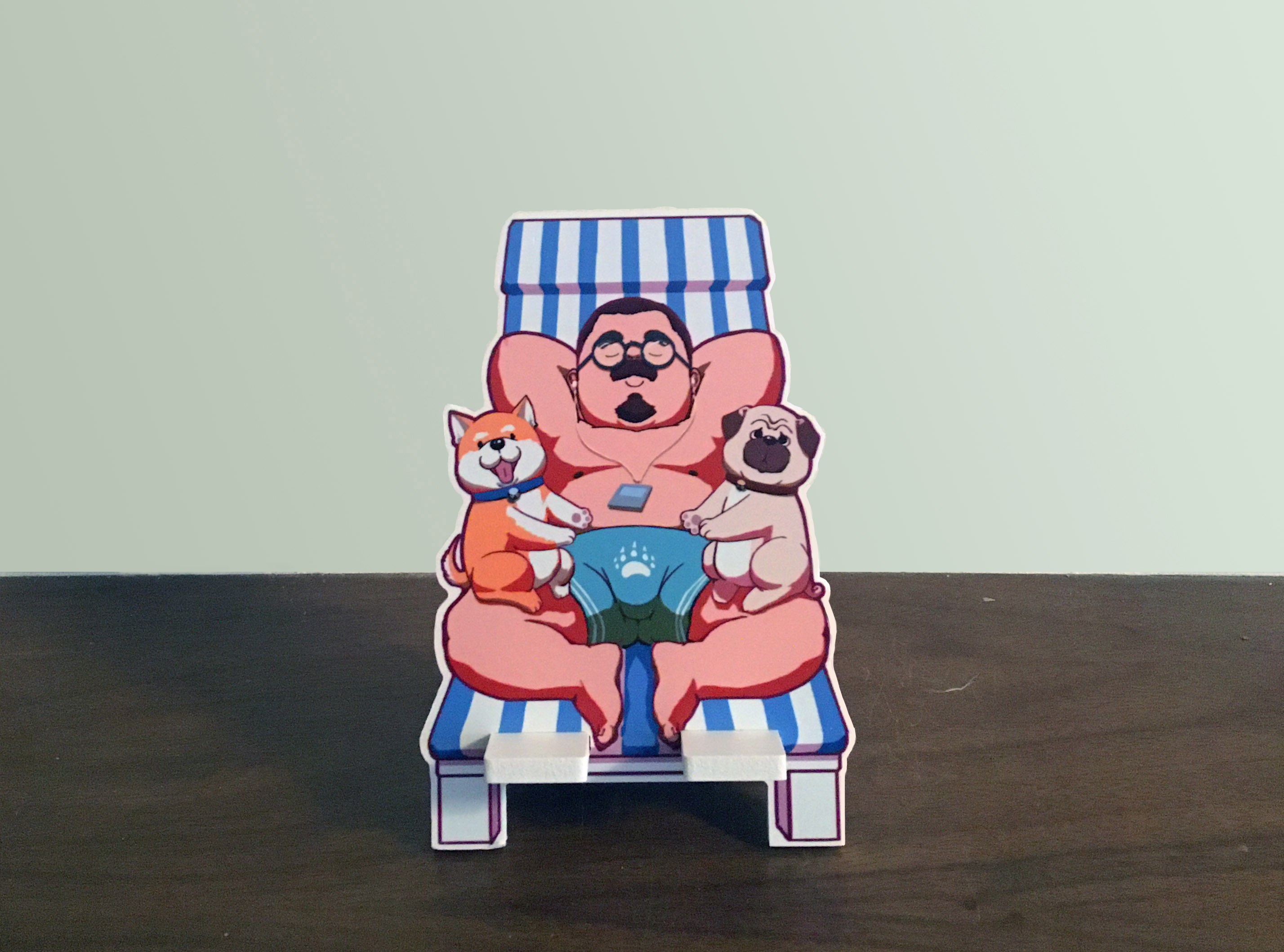 贝二叔手机支架：柴&巴