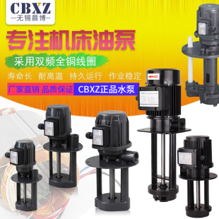 机床冷却水泵380V三相电泵线切割AB 循环油泵 25磨床车床 高压立式