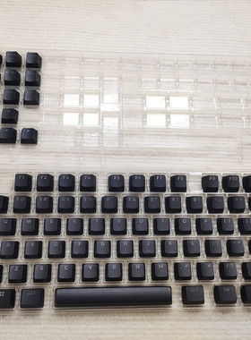 罗技G715 G713  G PRO X TKL机械键盘单个键帽黑色PBT透光键帽