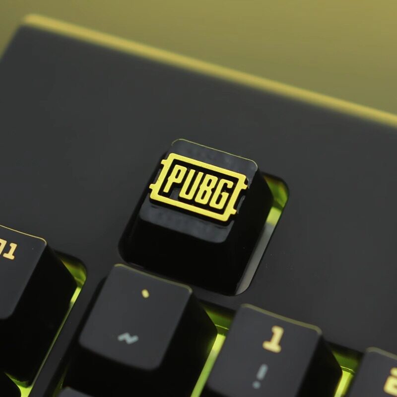 键石PUBG绝地求生大逃杀游戏周边 机械键盘锌铝合金属键帽按键