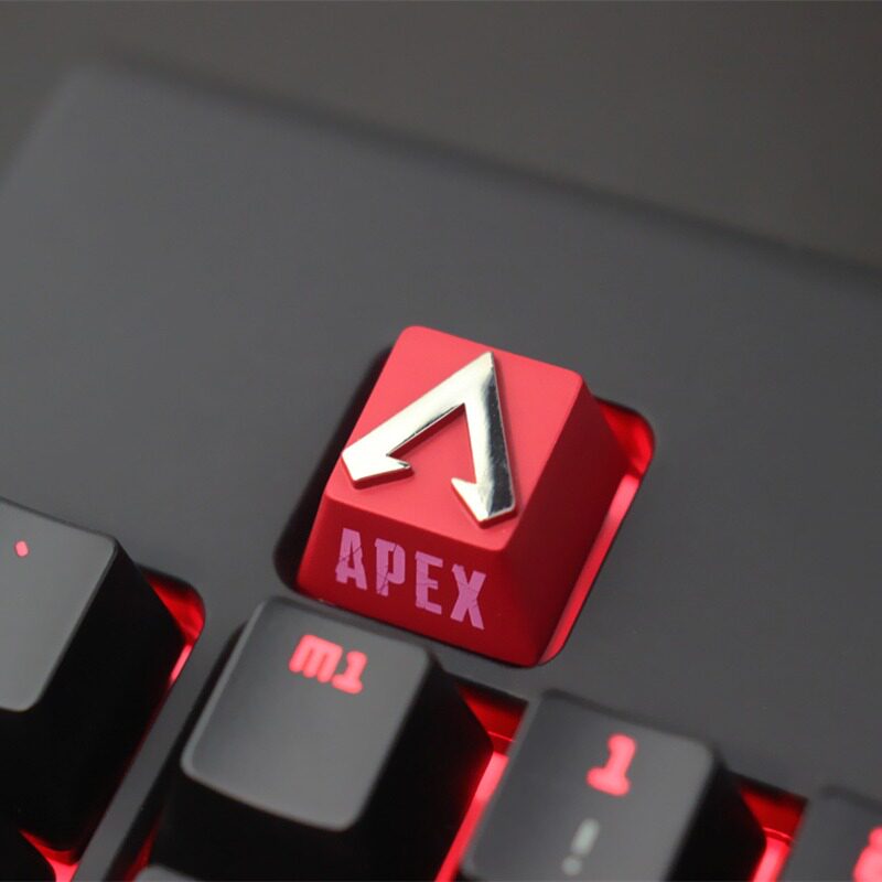 APEX英雄游戏实物周边logo 机械键盘锌铝合金属个性键帽按键